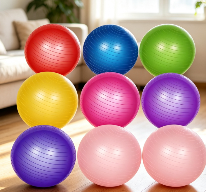 Soft Mini Yoga/Therapy Ball for Knee-Squeeze and Core Training - Image 2