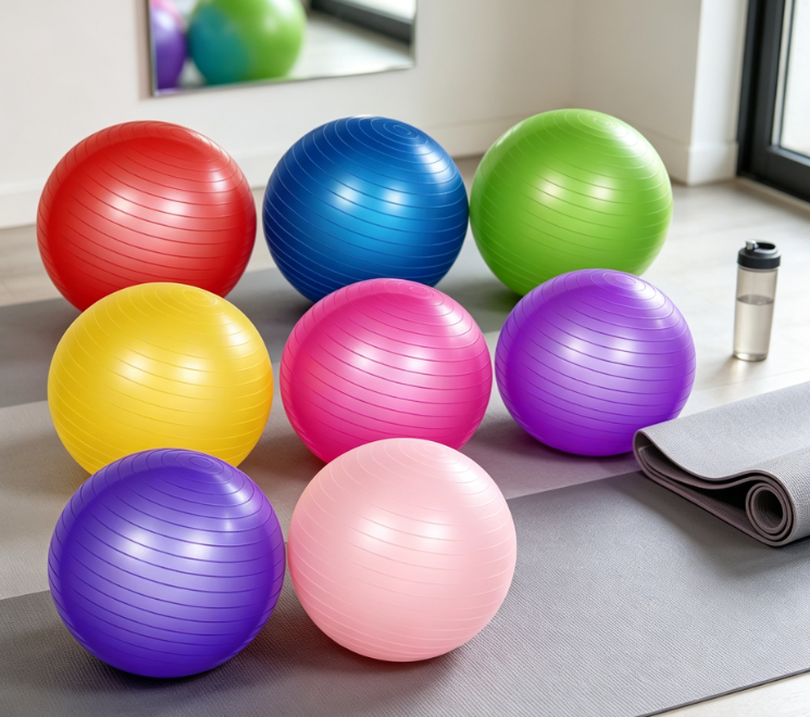 Soft Mini Yoga/Therapy Ball for Knee-Squeeze and Core Training