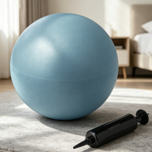 Burst-Resistant Yoga Ball with Base (Fitness/Office Chair)