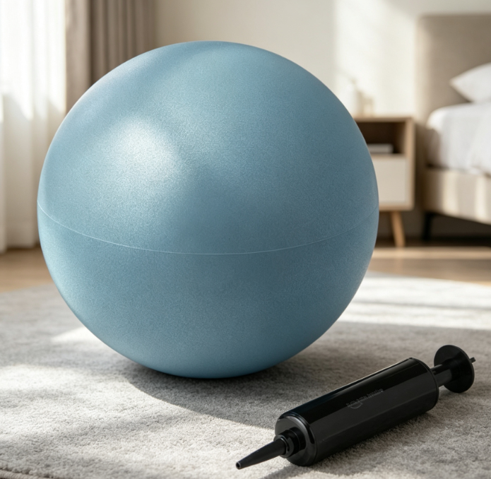 Burst-Resistant Yoga Ball with Base (Fitness/Office Chair)