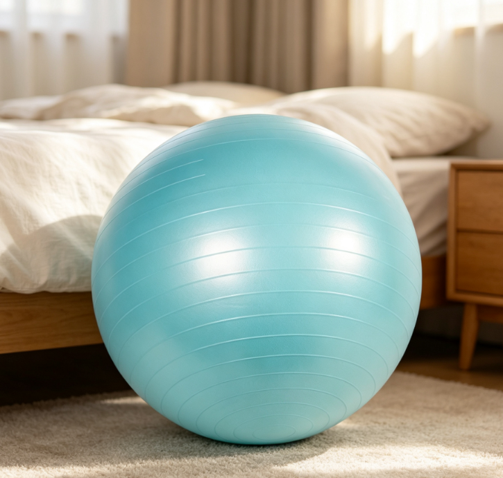 Thickened, Burst-Resistant Yoga Ball with Pump for Fitness Training