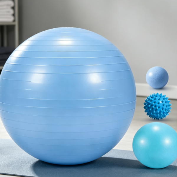 Non-Slip, Burst-Resistant Yoga Ball for Fitness, Balance, and Prenatal Training