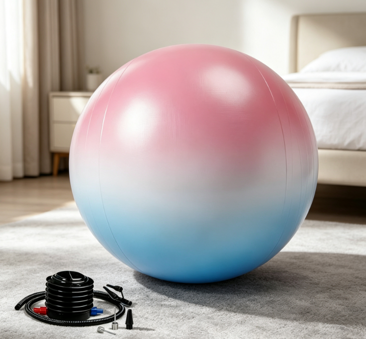 Thickened, Non-Slip Pilates Ball for Therapy and Core Training