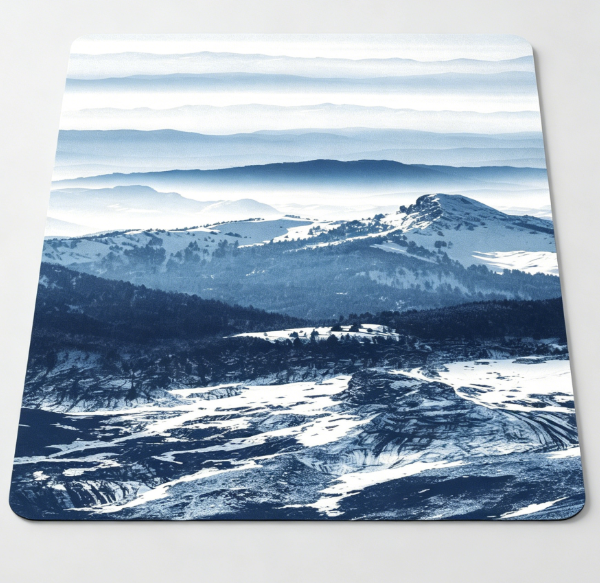 Printed Travel Yoga Mat (Foldable & Lightweight)