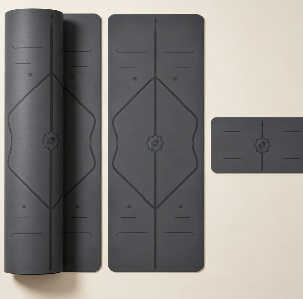 Natural Rubber Yoga Mat Set