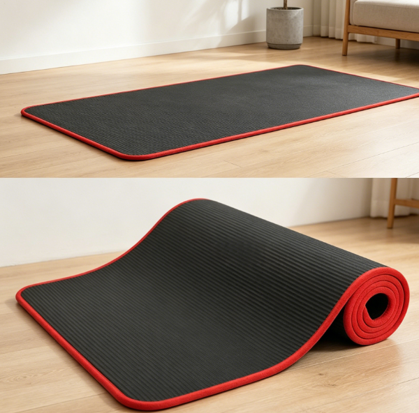Extra-Thick NBR Non-Slip Fitness & Yoga Mat