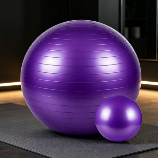 Burst-Resistant Fitness Yoga & Pilates Ball with Pump