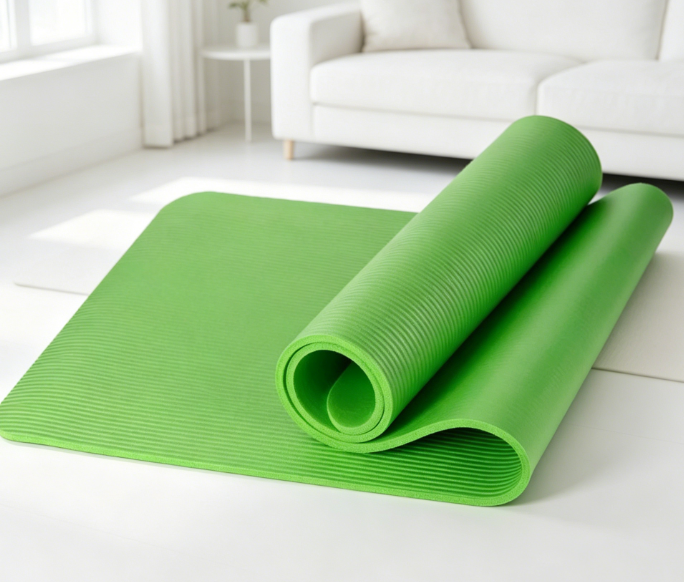 Foldable, Extra-Thick, Non-Slip Mat for Fitness & Camping - Image 2