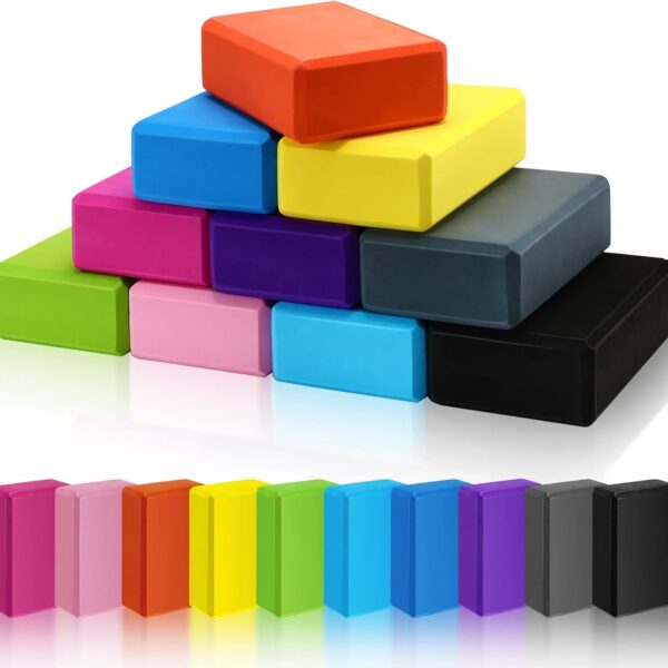 Lightweight, Non-slip EVA Foam Yoga Blocks for Pilates & Stretching
