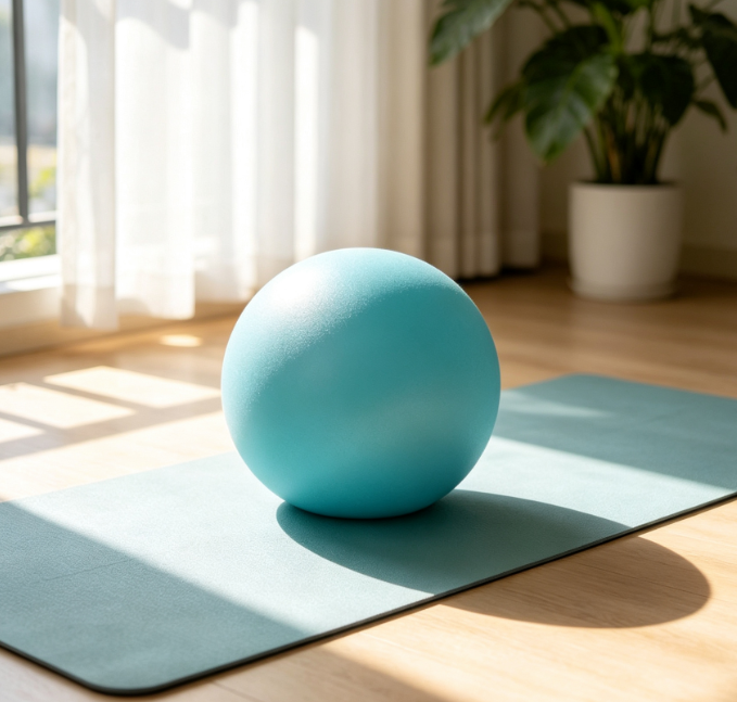 Non-Slip, Burst-Resistant Pilates Ball for Core, Therapy, and Yoga - Image 2